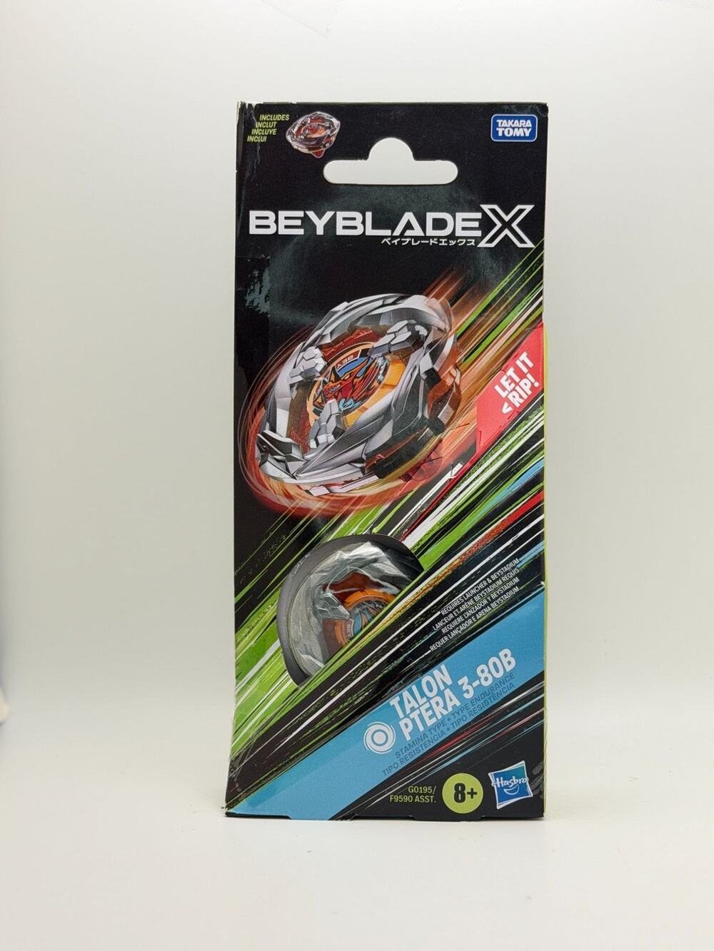 Beyblade X Talon Ptera 3-80B Stamina Type Burst Top Toy For Ages 8+ By Takara To